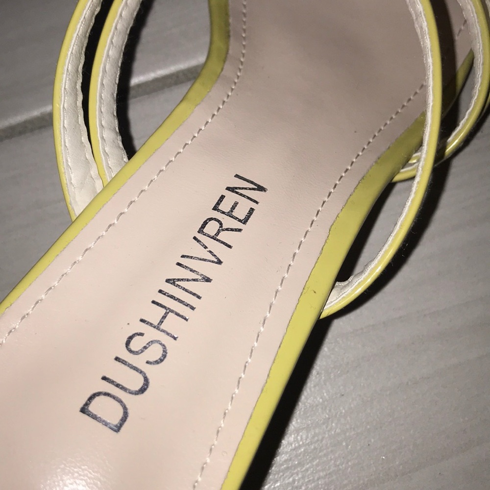 SOLD— Dushinvren Patent Leather Sandals/Mules NWOT - Picture 6 of 6
